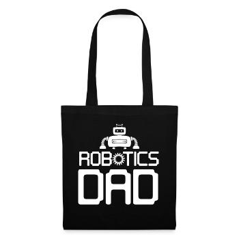 Men Robotics Dad Droid Builder Father's Day Build - Tote Bag - black - Front