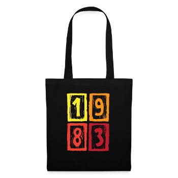 1983 40e anniversaire - Sac en tissu - noir - Devant