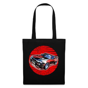 Jdm / Tuning / Turbocharger / Rims / Chiptuning - Tote Bag - black - Front