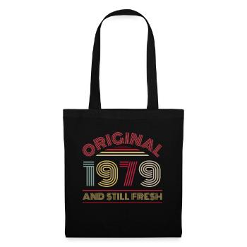 Millésime 1979 - Sac en tissu - noir - Devant