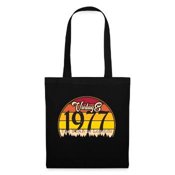 Vintage 1977 - Tote Bag - black - Front