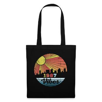 Millésime 1987 - Sac en tissu - noir - Devant