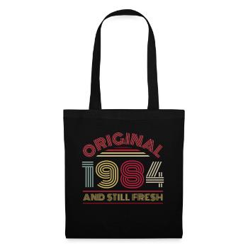 Millésime 1984 - Sac en tissu - noir - Devant