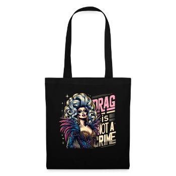 Exclusive Drag Culture and Drag Queen Inspired - Stoffbeutel - Schwarz - Vorne