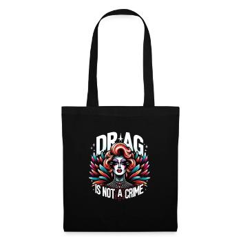 Exclusive Drag Culture and Drag Queen Inspired - Stoffbeutel - Schwarz - Vorne