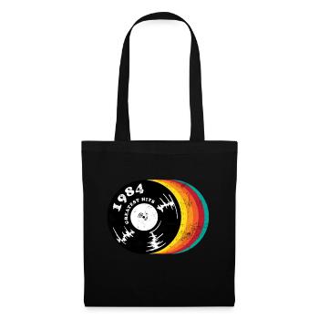 Millésime 1984 - Sac en tissu - noir - Devant