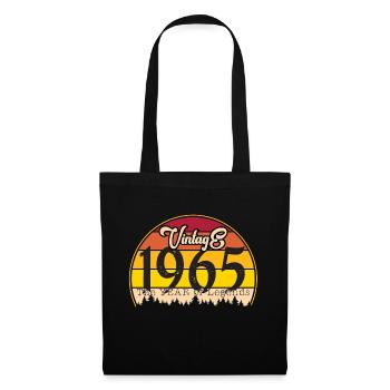 Millésime 1965 - Sac en tissu - noir - Devant