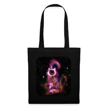 le trou noir connu sous le nom de votre chat (TILE) - Sac en tissu - noir - Devant