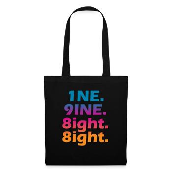 Millésime 1988 - Sac en tissu - noir - Devant