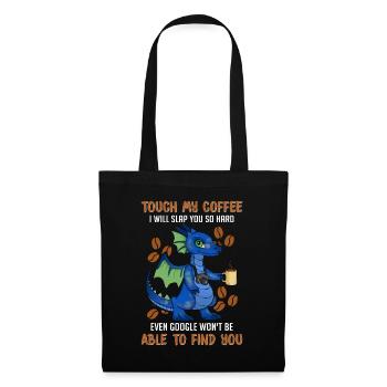 Dictons amusants sur le café - Café - Sac en tissu - noir - Devant