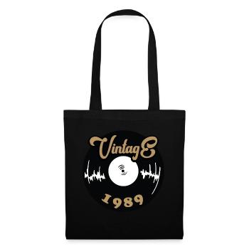 Millésime 1989 - Sac en tissu - noir - Devant