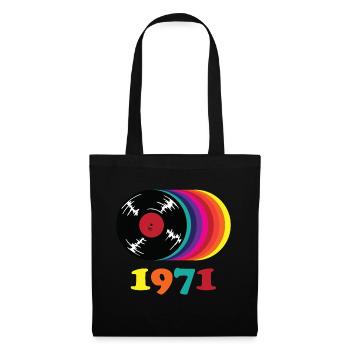 Millésime 1971 - Sac en tissu - noir - Devant