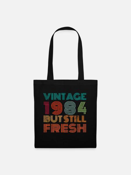 1984 Vintage - Stoffbeutel - Schwarz