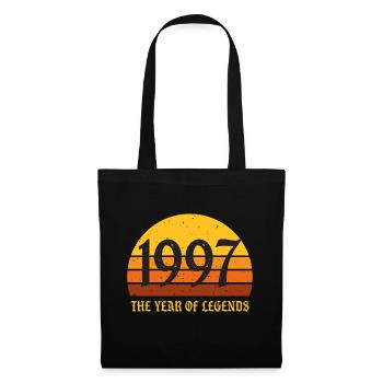 Millésime 1997 - Sac en tissu - noir - Devant