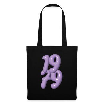Millésime 1979 - Sac en tissu - noir - Devant