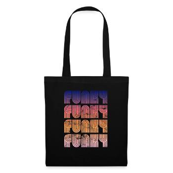 Funky Vintage - Sac en tissu - noir - Devant