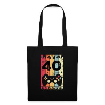 40th Birthday Gamer - Tote Bag - black - Front