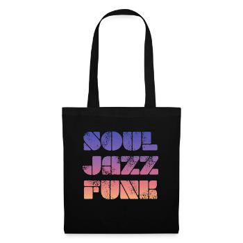Soul, Jazz, Funk - Sac en tissu - noir - Devant