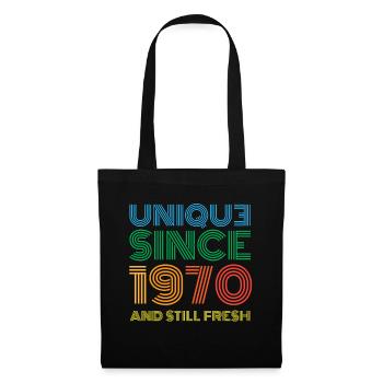 Années 1970 - Sac en tissu - noir - Devant