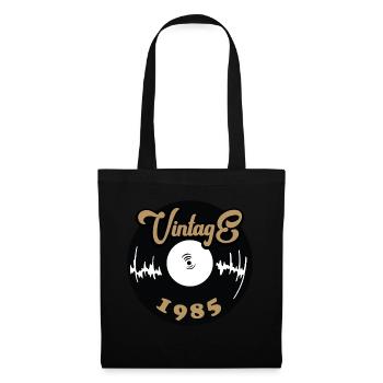 Millésime 1985 - Sac en tissu - noir - Devant