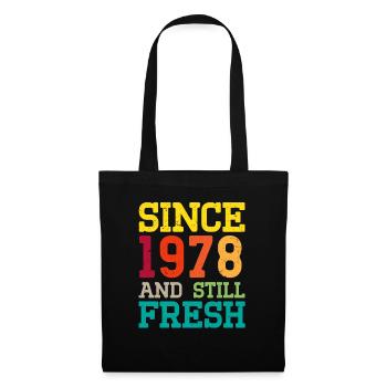 Millésime 1978 - Sac en tissu - noir - Devant