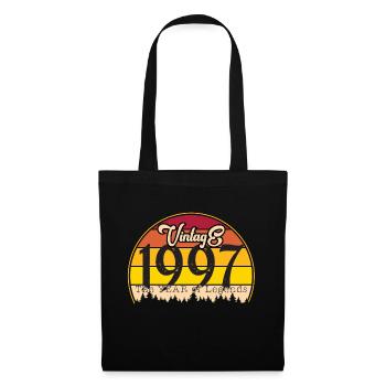 Millésime 1997 - Sac en tissu - noir - Devant