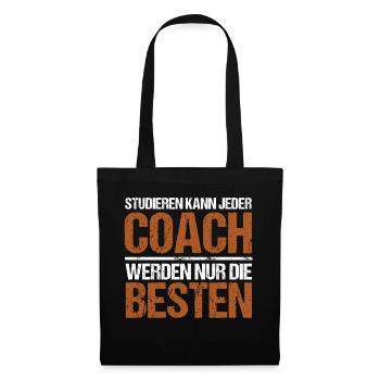 Anyone can study - Coach Edition - Tote Bag - black - Front