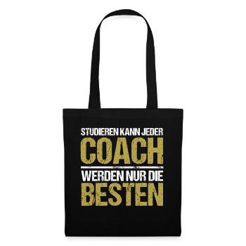 Anyone can study - Coach Edition - Tote Bag - black - Front