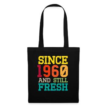 Années 1960 - Sac en tissu - noir - Devant