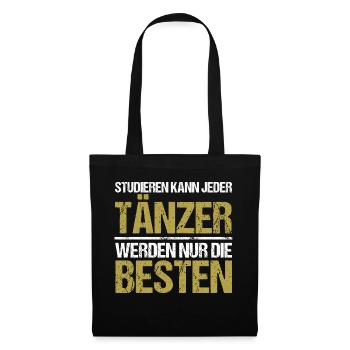 Anyone can study - Dancer Edition - Tote Bag - black - Front