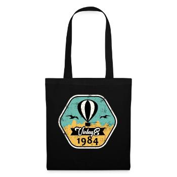 Millésime 1984 - Sac en tissu - noir - Devant