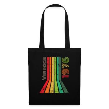 Vintage 1976 - Stoffbeutel - Schwarz - Vorne