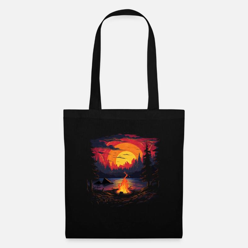 Campfire - Tote Bag - black