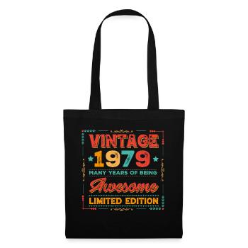 Millésime 1979 - Sac en tissu - noir - Devant