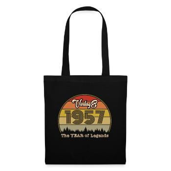 Millésime 1957 - Sac en tissu - noir - Devant