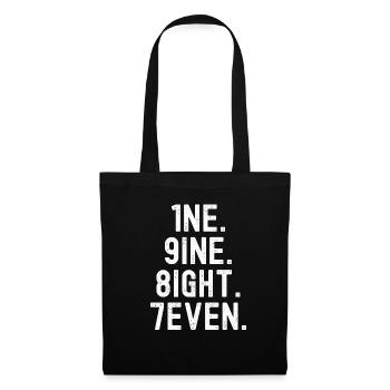 Millésime 1987 - Sac en tissu - noir - Devant