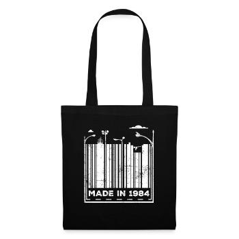Fabriqué en 1984 - Sac en tissu - noir - Devant