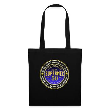 ANNIVERSAIRES DROLES 50 ANS - Sac en tissu - noir - Devant