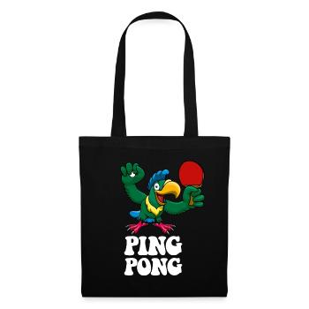 Ping Pong Champion Design Table Tennis and - Tote Bag - black - Front