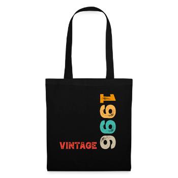 Millésime 1996 - Sac en tissu - noir - Devant