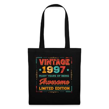 Millésime 1997 - Sac en tissu - noir - Devant