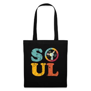 Soul vintage - Stoffbeutel - Schwarz - Vorne