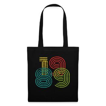 Millésime 1989 - Sac en tissu - noir - Devant