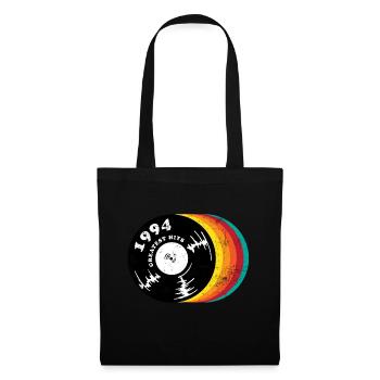 1994 Jahrgang Vintage Geburtstag Geschenk - Stoffbeutel - Schwarz - Vorne
