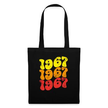 Millésime 1967 - Sac en tissu - noir - Devant