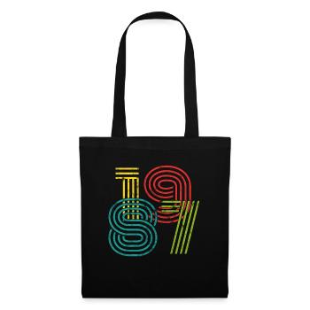 Millésime 1987 - Sac en tissu - noir - Devant