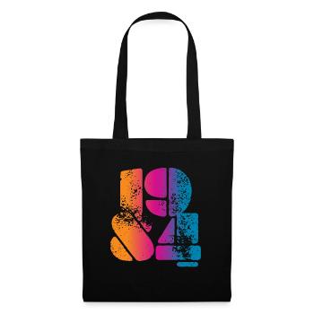 Millésime 1984 - Sac en tissu - noir - Devant