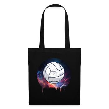 Volleyball Vintage - Stoffbeutel - Schwarz - Vorne