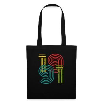 Vintage 1991 - Tote Bag - black - Front