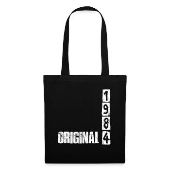 Millésime 1984 - Sac en tissu - noir - Devant
